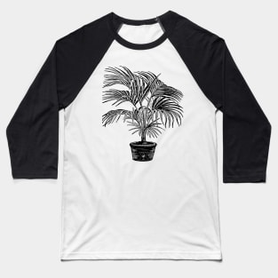 Houseplant Palm Plant Botanical Leaves Baseball T-Shirt